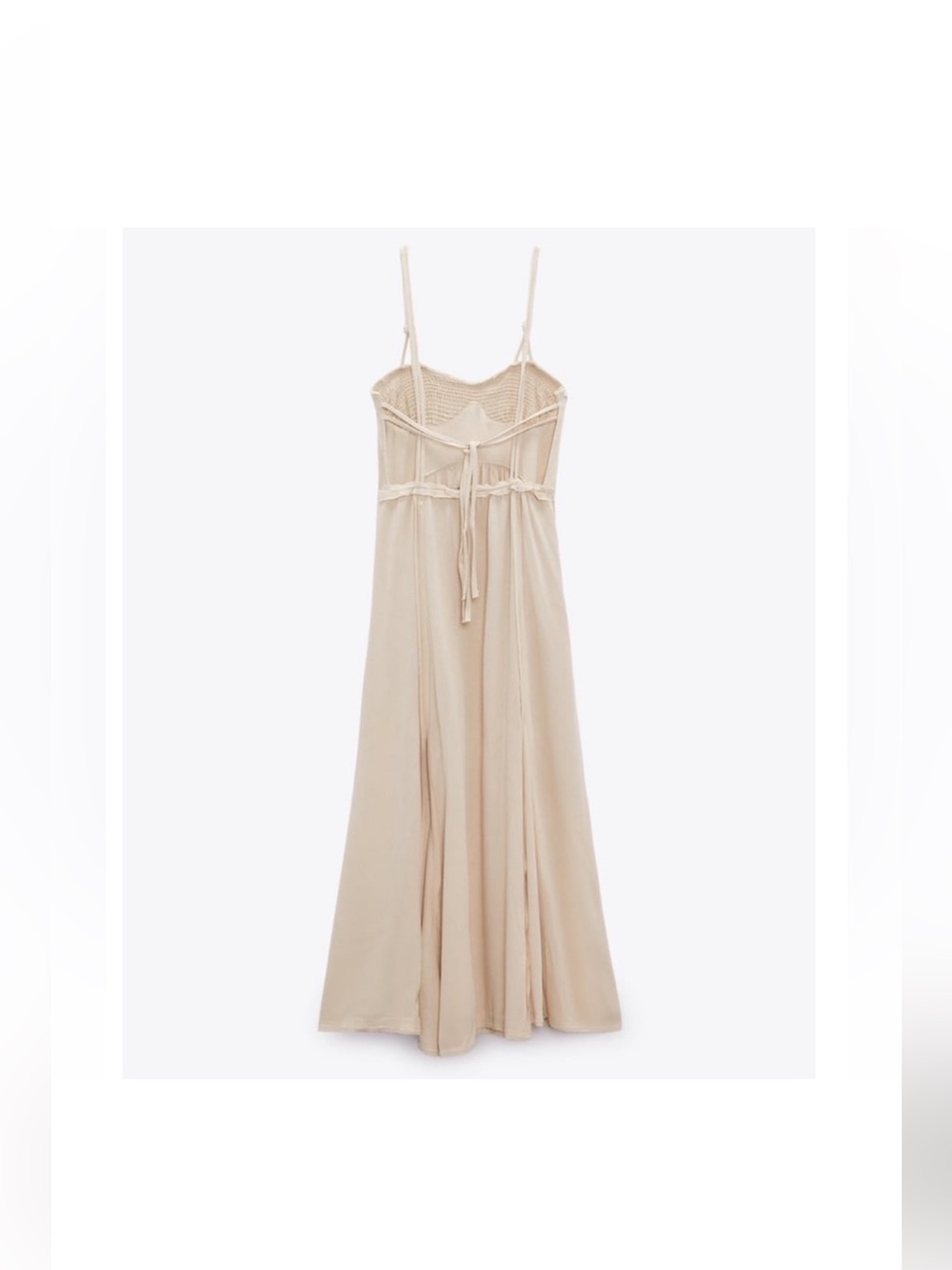 Zara Strappy Sand Maxi Dress - Picture 5 of 14